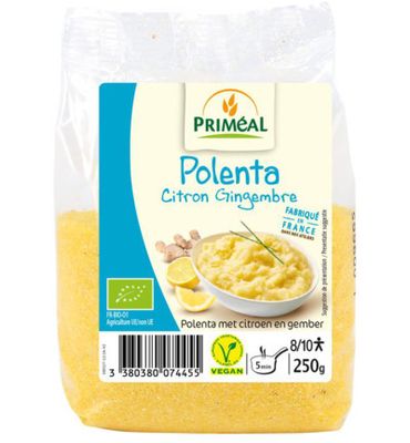 Priméal Polenta citroen gember bio (250g) 250g
