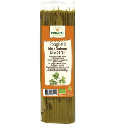Priméal Spaghetti tarwe quinoa knoflook peterselie bio (500g) 500g