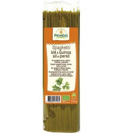 Priméal Priméal Spaghetti tarwe quinoa knoflook peterselie bio (500g)