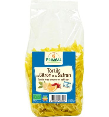 Priméal Fusilli tortils citroen safraan bio (250g) 250g
