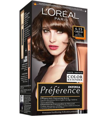 L'Oréal Preference 4.15 caracas diep kastanjebruin (1set) 1set