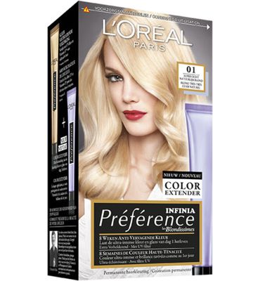 L'Oréal Preference 01 super licht natuurlijk blond (1set) 1set