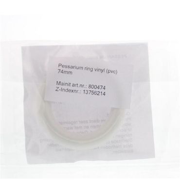 Mainit Pessarium ring vinyl (PVC) 74mm (1st) 1st