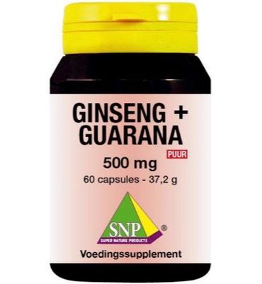 Snp Ginseng guarana 500 mg puur (60ca) 60ca