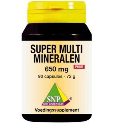Snp Super multi mineralen 650 mg puur (90ca) 90ca