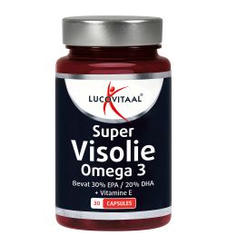 Koopjes Drogisterij Lucovitaal Super Visolie Omega 3-6 (30ca) aanbieding