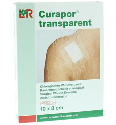 Curapor Transparant 10 x 8cm steriel (5st) 5st
