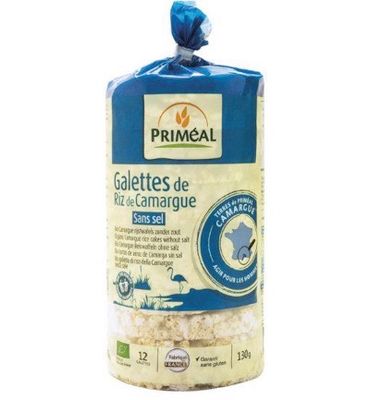 Priméal Rice cakes camargue zonder zout bio (130g) 130g
