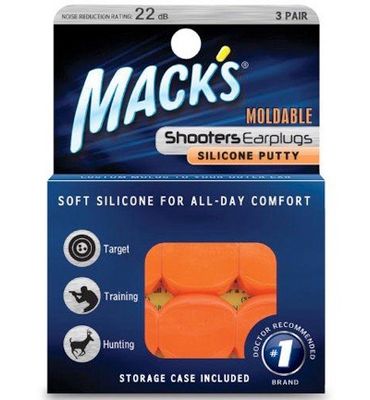 Macks Shooters moldable earplugs orange (3paar) 3paar