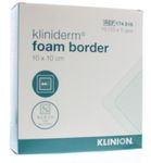 Kliniderm Foam silicone border 10 x 10cm (10st) 10st thumb