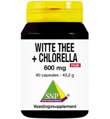 Snp Witte thee Chlorel 600mg puur (60ca) 60ca