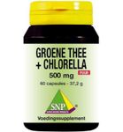 Snp Groene thee chlorella 500 mg puur (60ca) 60ca thumb