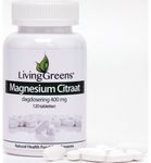 LivingGreens Magnesium citraat 400mg (120tb) 120tb thumb