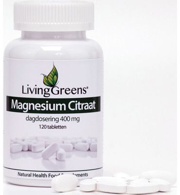 LivingGreens Magnesium citraat 400mg (120tb) 120tb