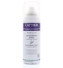 Cattier Cattier Deodorant spray cardamom patchouli (100ml)