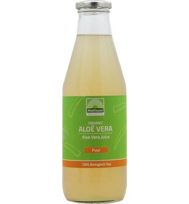 Mattisson Aloe vera juice puur sap bio (750ml) 750ml