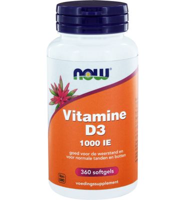 Now Vitamine D3 1000IE (360sft) 360sft