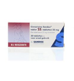 Sandoz Sandoz Cinnarizine 25mg (30st)