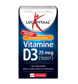 Lucovitaal Lucovitaal Vitamine D3 25mcg (365ca)