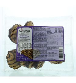 Consenza Consenza Kokosmacronen met chocolade (400g)