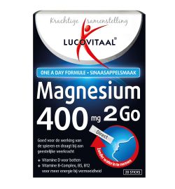 Lucovitaal Lucovitaal Magnesium 400 2go (20sach)