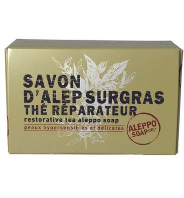 Aleppo Soap Co Aleppo zeep met thee in doosje (150g) 150g