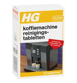 Hg HG Koffiemachine reinigingstabletten (10st)