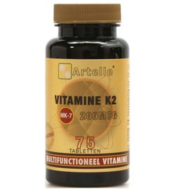 Artelle Artelle Vitamine K2 200mcg (Menachinon-7) (75tb)