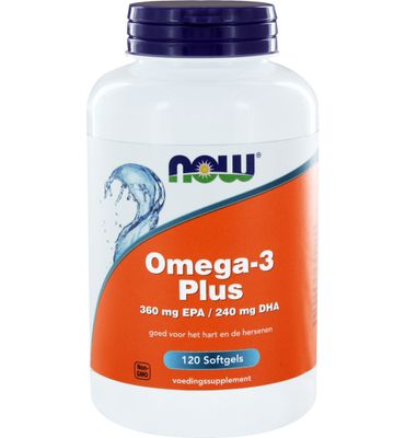 Now Omega-3 Plus 360 mg EPA 240 mg DHA (120sft) 120sft