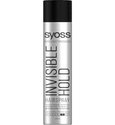 Syoss Styling invisible hold haarspray (400ML) 400ML