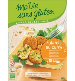 Ma Vie Sans Gluten Ma Vie Sans Gluten Falafel met groente & curry glutenvrij bio (150g)