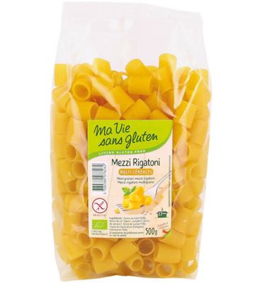 Ma Vie Sans Gluten Meergranen mezzi rigatoni pasta glutenvrij bio (500g) 500g