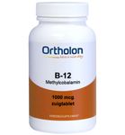 Ortholon Vitamine B12 methylcobalamine 1000 mcg (60zt) 60zt thumb