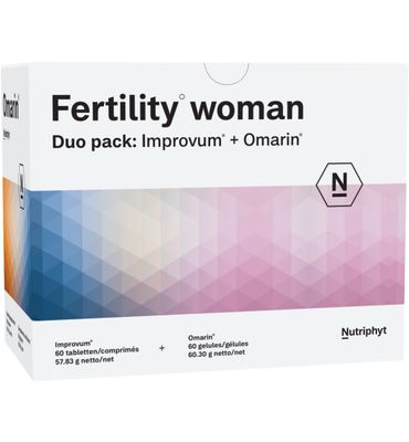 Nutriphyt Fertility woman duo 2 x 60 capsules (120ca) 120ca