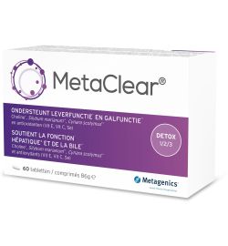 Koopjes Drogisterij Metagenics Metaclear (60tb) aanbieding