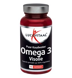 Lucovitaal Lucovitaal Koudwater visolie puur omega 3 (50ca)