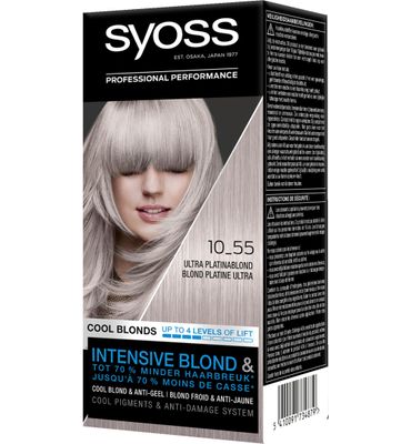 Syoss Color Cool Blonds 10-55 ultra platinum blond (1set) 1set
