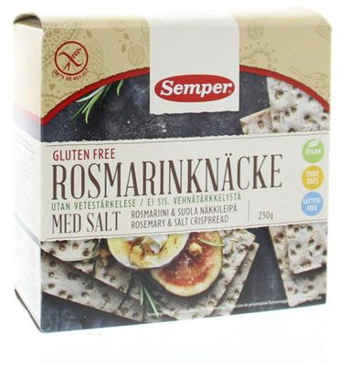 Semper Knackebrod rozemarijn zout (230g) 230g