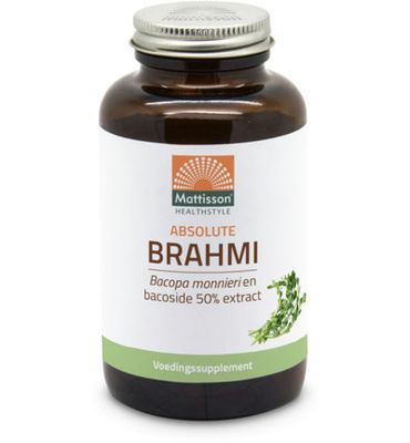 Mattisson Healthstyle Brahmi bacopa monnieri bacoside 50% extract (120tb) 120tb
