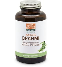 Mattisson Healthstyle Mattisson Healthstyle Brahmi bacopa monnieri bacoside 50% extract (120tb)