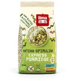 Lima Lima Porridge express matcha spirulina bio (350g)