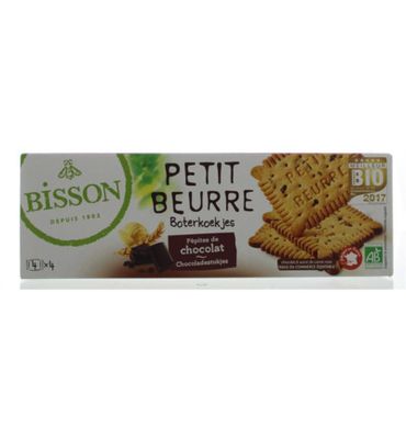 Bisson Biscuitjes met stukjes chocolade bio (150g) 150g