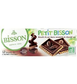 Bisson Bisson Petit Bisson theebiscuit pure chocolade bio (150g)