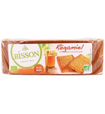 Bisson Regamiel honing-kruidkoek voorgesneden bio (300g) 300g