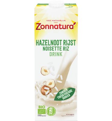 Zonnatura Rijst hazelnoot drink bio (1000ml) 1000ml