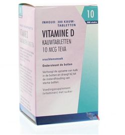 Teva Teva Vitamine D 10 mcg 400IE (300tb)
