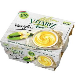 Vitariz Vitariz Rice dessert vanille 4x 100 gram bio (400g)