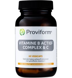 Proviform Proviform Vitamine B actief complex & C (60vc)