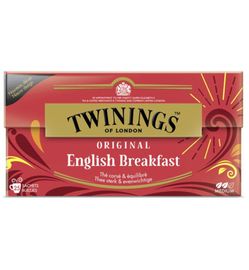 Twinings Twinings English breakfast envelop zwart (25st)
