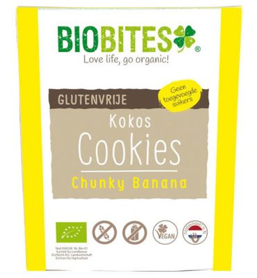 Biobites Kokosbites chunky banana (65G) 65G